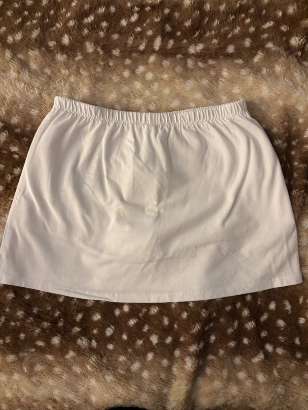 Zara Cotton Mini Skirt W/ Undershorts